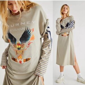 Daydreamer for Free People Journey Maxi tee dress - Large